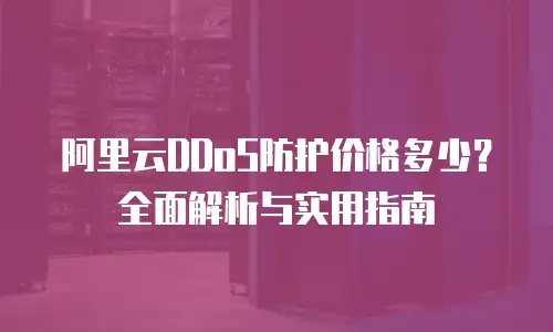 阿里云DDoS防护价格多少？全面解析与实用指南
