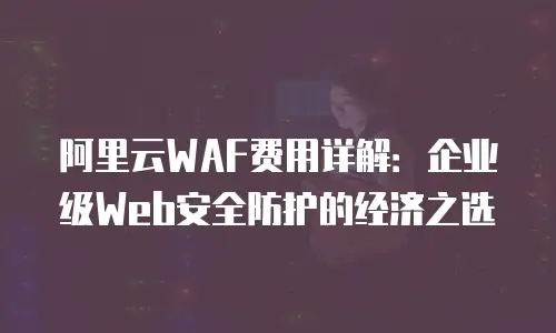 阿里云WAF费用详解：企业级Web安全防护的经济之选