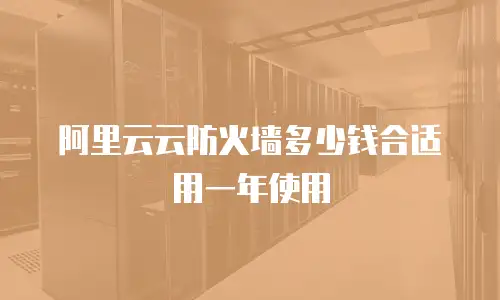 阿里云防火墙多少钱合适用一年的,阿里云防火墙多少钱合适用一年的使用