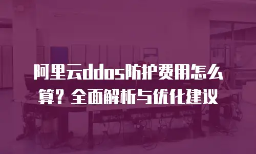 阿里云ddos防护费用怎么算？全面解析与优化建议