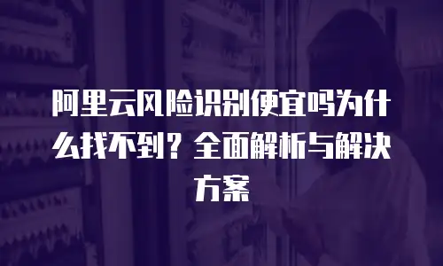 阿里云风险识别便宜吗为什么找不到？全面解析与解决方案