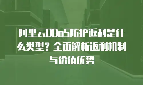 阿里云DDoS防护返利是什么类型？全面解析返利机制与价值优势