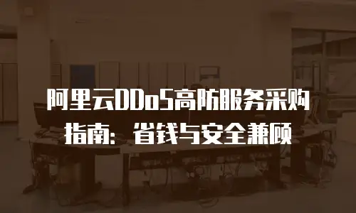 阿里云DDoS高防服务采购指南：省钱与安全兼顾