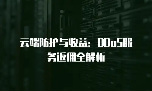 云端防护与收益：DDoS服务返佣全解析