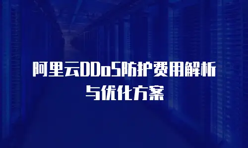 阿里云DDoS防护费用解析与优化方案