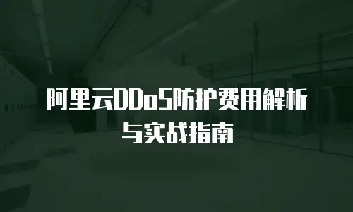 阿里云DDoS防护费用解析与实战指南