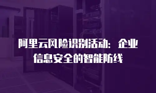 阿里云风险识别活动：企业信息安全的智能防线
