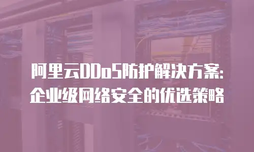 阿里云DDoS防护解决方案：企业级网络安全的优选策略