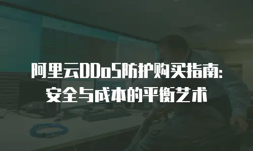 阿里云DDoS防护购买指南：安全与成本的平衡艺术