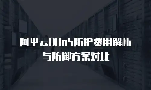 阿里云DDoS防护费用解析与防御方案对比