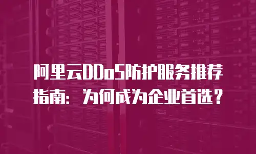 阿里云DDoS防护服务推荐指南：为何成为企业首选？