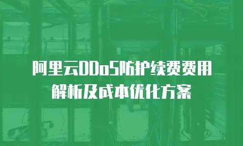 阿里云DDoS防护续费费用解析及成本优化方案