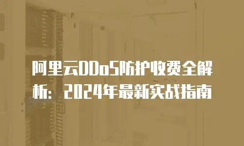 阿里云DDoS防护收费全解析：2024年最新实战指南