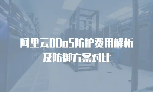 阿里云DDoS防护费用解析及防御方案对比