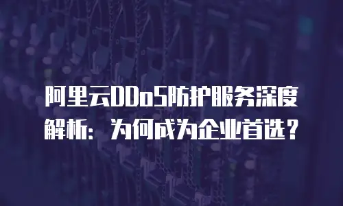 阿里云DDoS防护服务深度解析：为何成为企业首选？