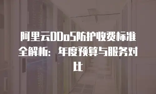 阿里云DDoS防护收费标准全解析：年度预算与服务对比