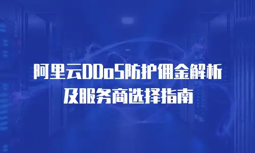 阿里云DDoS防护佣金解析及服务商选择指南