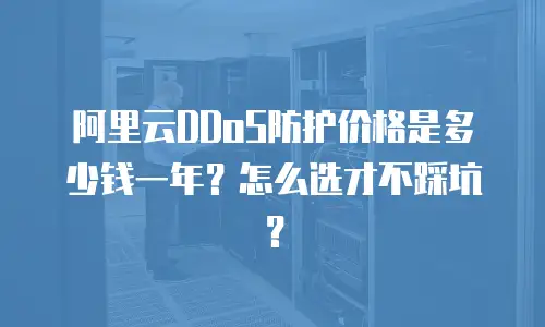 阿里云DDoS防护价格是多少钱一年？怎么选才不踩坑？