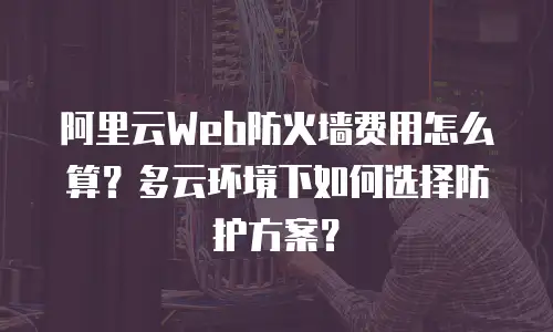 阿里云Web防火墙费用怎么算？多云环境下如何选择防护方案？