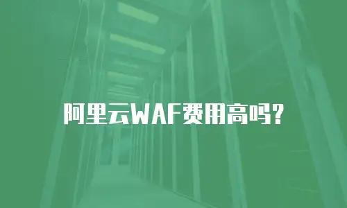 阿里云WAF费用高吗？