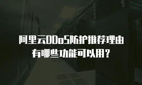 阿里云DDoS防护推荐理由有哪些功能可以用？