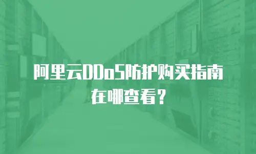 阿里云ddos防护购买指南,阿里云ddos防护购买指南在哪