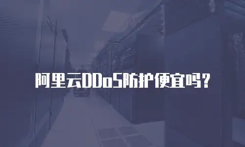 阿里云DDoS防护便宜吗？