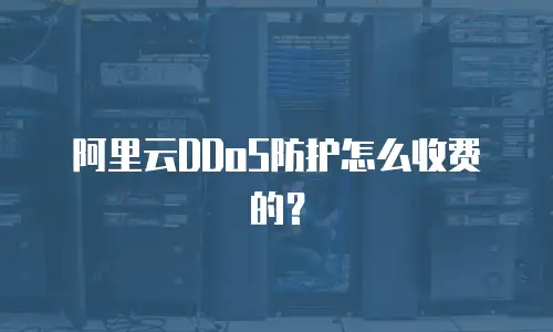 阿里云DDoS防护怎么收费的？