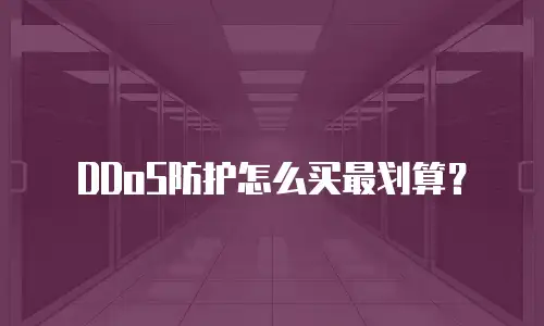 DDoS防护怎么买最划算？