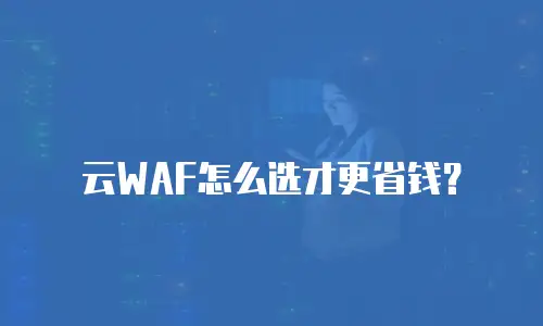 云WAF怎么选才更省钱？