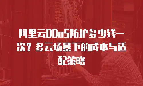 阿里云DDoS防护多少钱一次？多云场景下的成本与适配策略