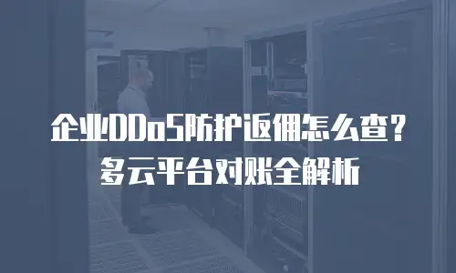 企业DDoS防护返佣怎么查？多云平台对账全解析