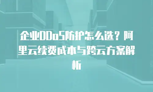 企业DDoS防护怎么选？阿里云续费成本与跨云方案解析