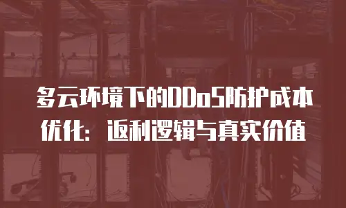 多云环境下的DDoS防护成本优化：返利逻辑与真实价值