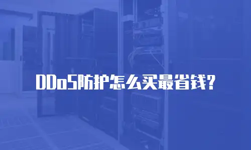 DDoS防护怎么买最省钱？