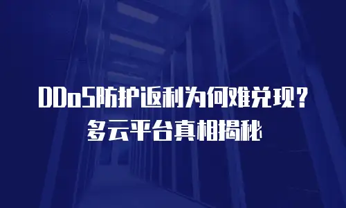 DDoS防护返利为何难兑现？多云平台真相揭秘