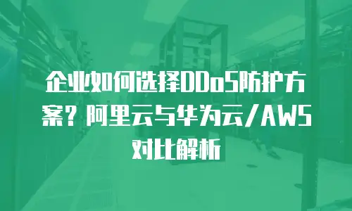 企业如何选择DDoS防护方案？阿里云与华为云/AWS对比解析