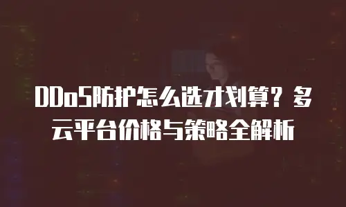 DDoS防护怎么选才划算？多云平台价格与策略全解析