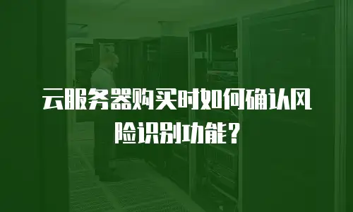 云服务器购买时如何确认风险识别功能？