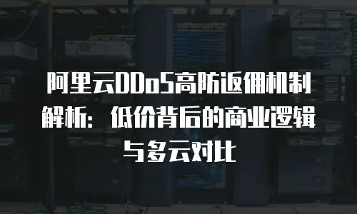 阿里云DDoS高防返佣机制解析：低价背后的商业逻辑与多云对比