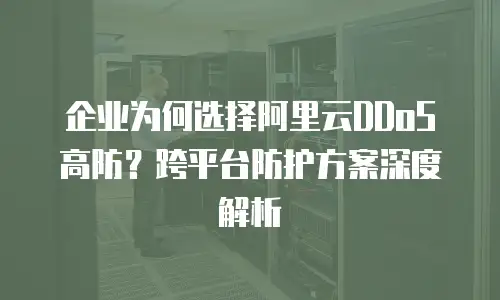 企业为何选择阿里云DDoS高防？跨平台防护方案深度解析
