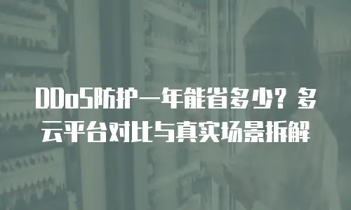 DDoS防护一年能省多少？多云平台对比与真实场景拆解