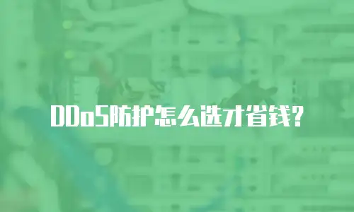 DDoS防护怎么选才省钱？