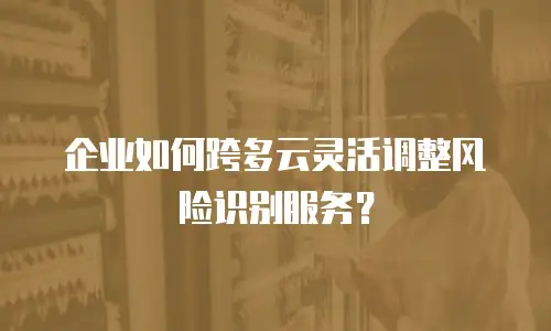 企业如何跨多云灵活调整风险识别服务？
