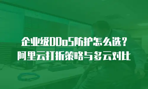 企业级DDoS防护怎么选？阿里云打折策略与多云对比