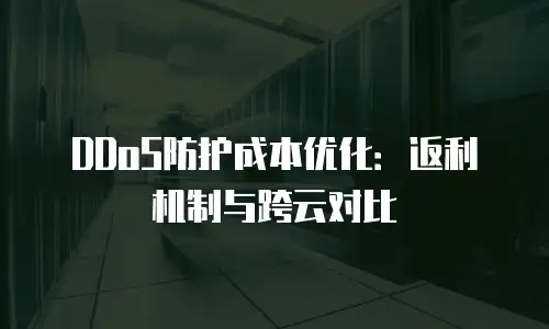 DDoS防护成本优化：返利机制与跨云对比