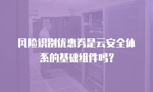 风险识别优惠券是云安全体系的基础组件吗？