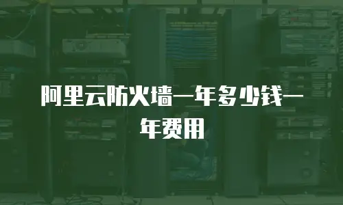 阿里云防火墙一年多少钱一年费用