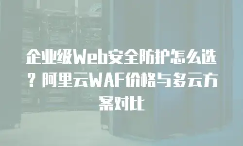 企业级Web安全防护怎么选？阿里云WAF价格与多云方案对比