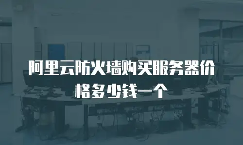 阿里云防火墙购买服务器价格多少钱一个